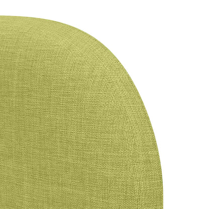vidaXL Headboard Ear Green 80 x 23 x 6 cm Fabric