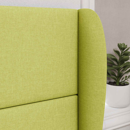 vidaXL Headboard Ear Green 80 x 23 x 6 cm Fabric