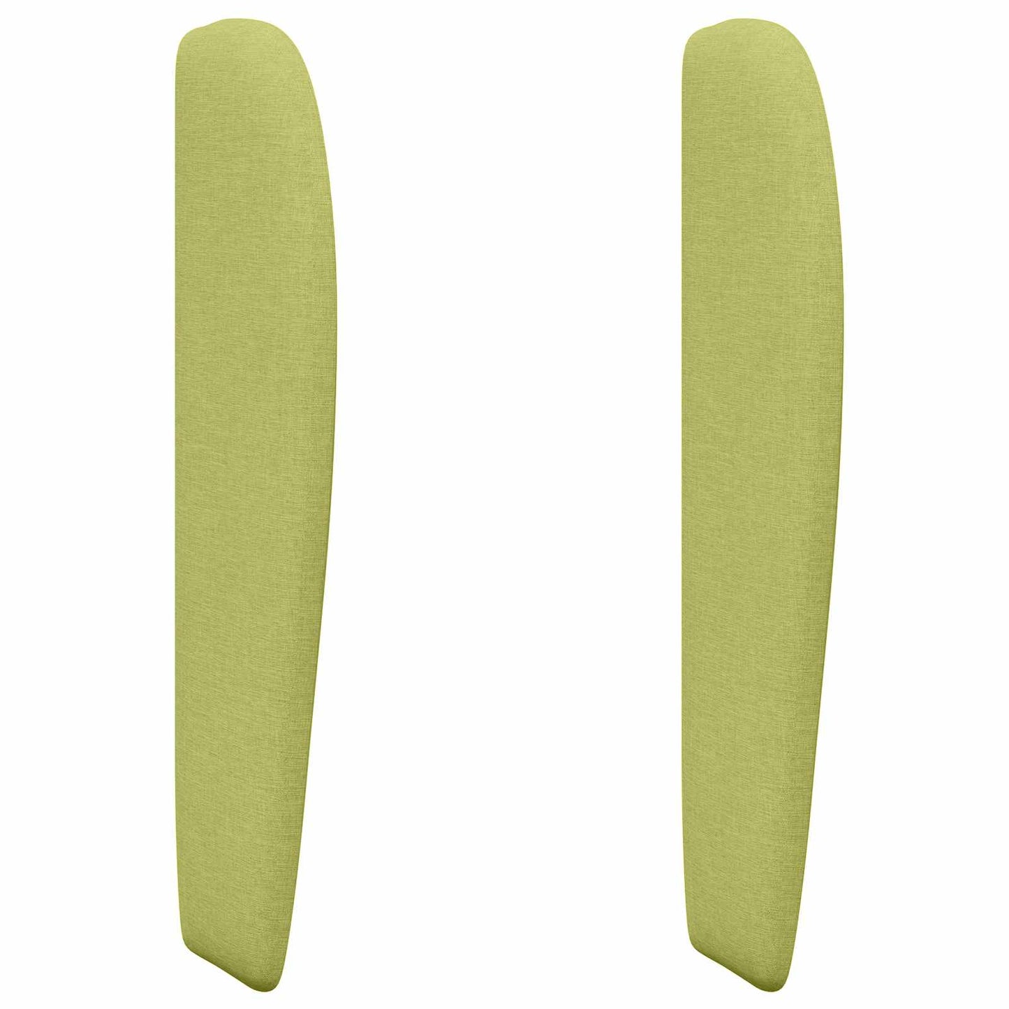 vidaXL Headboard Ear Green 80 x 23 x 6 cm Fabric