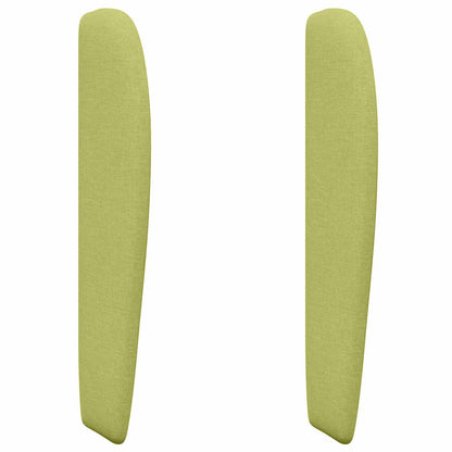 vidaXL Headboard Ear Green 80 x 23 x 6 cm Fabric