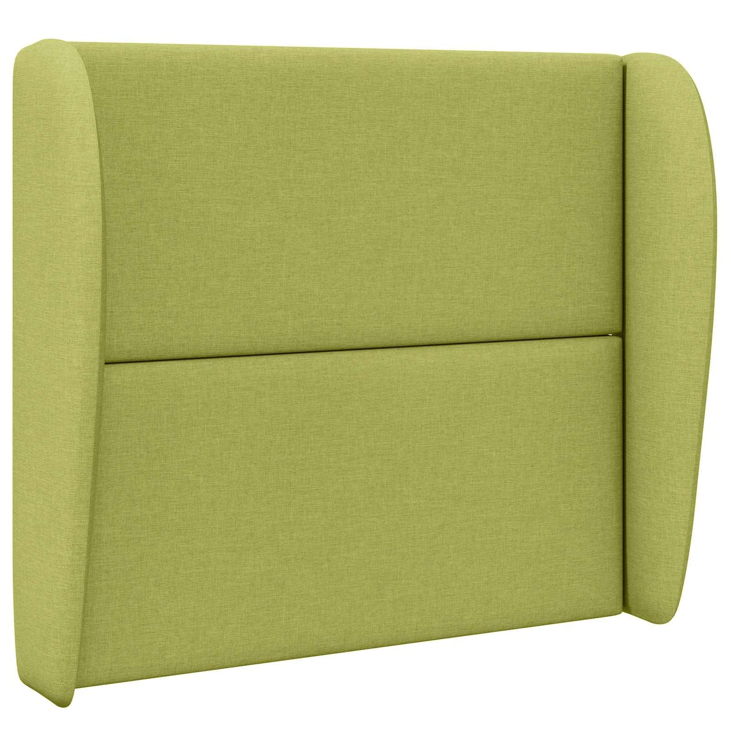 vidaXL Headboard Ear Green 80 x 23 x 6 cm Fabric