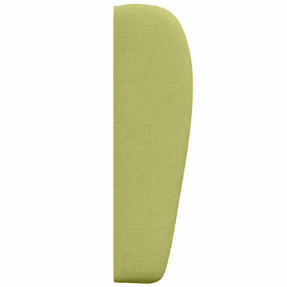 vidaXL Headboard Ear Green 80 x 23 x 6 cm Fabric