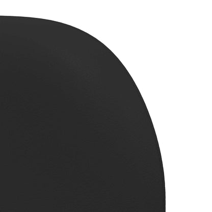 vidaXL Headboard Ear Black 80 x 23 x 6 cm PVC