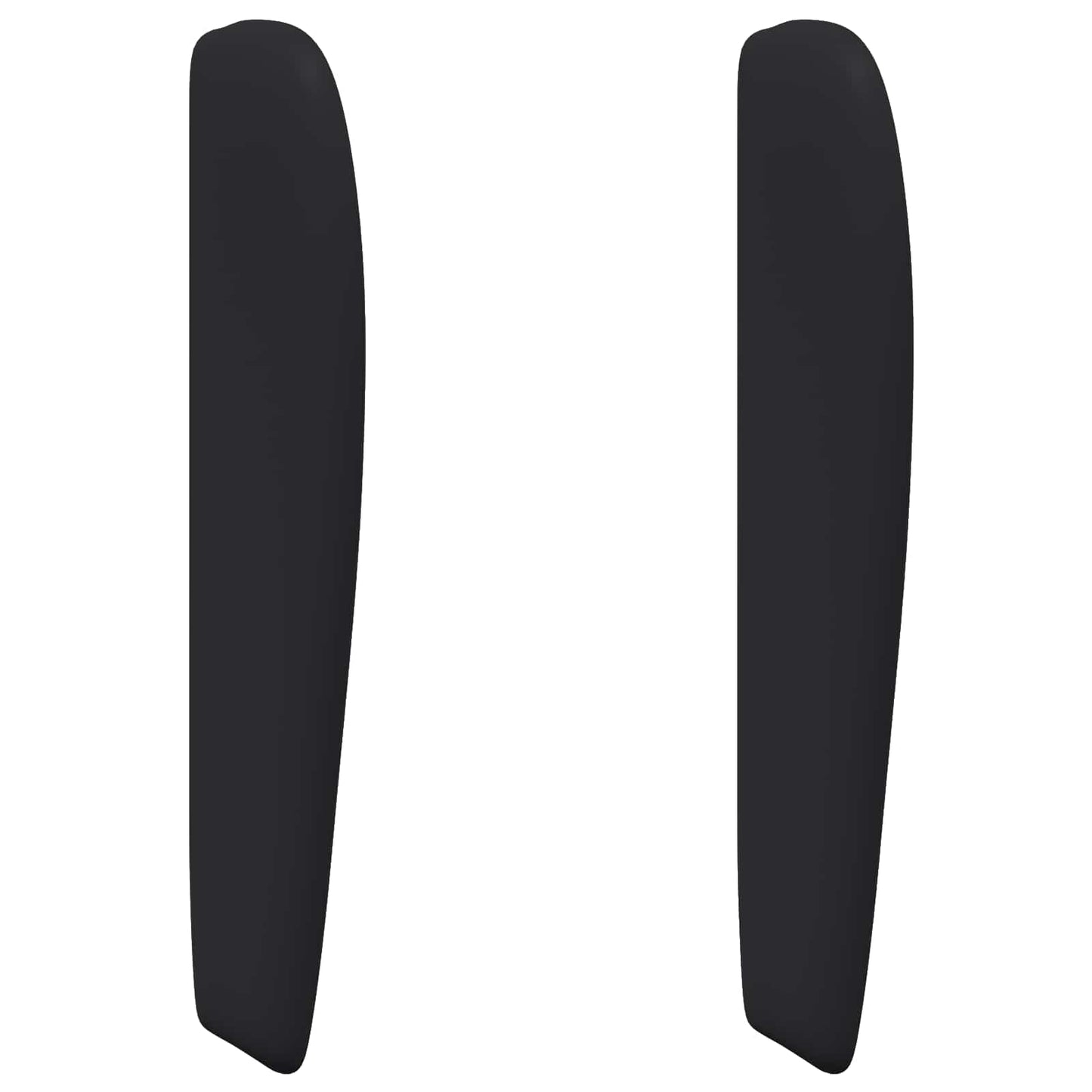 vidaXL Headboard Ear Black 80 x 23 x 6 cm PVC