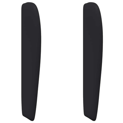vidaXL Headboard Ear Black 80 x 23 x 6 cm PVC