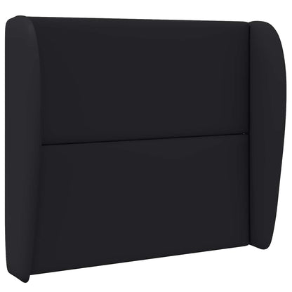 vidaXL Headboard Ear Black 80 x 23 x 6 cm PVC