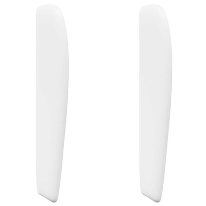 vidaXL Headboard Ear White 80 x 23 x 6 cm PVC
