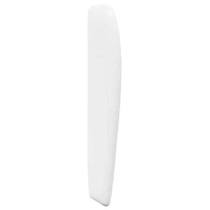 vidaXL Headboard Ear White 80 x 23 x 6 cm PVC