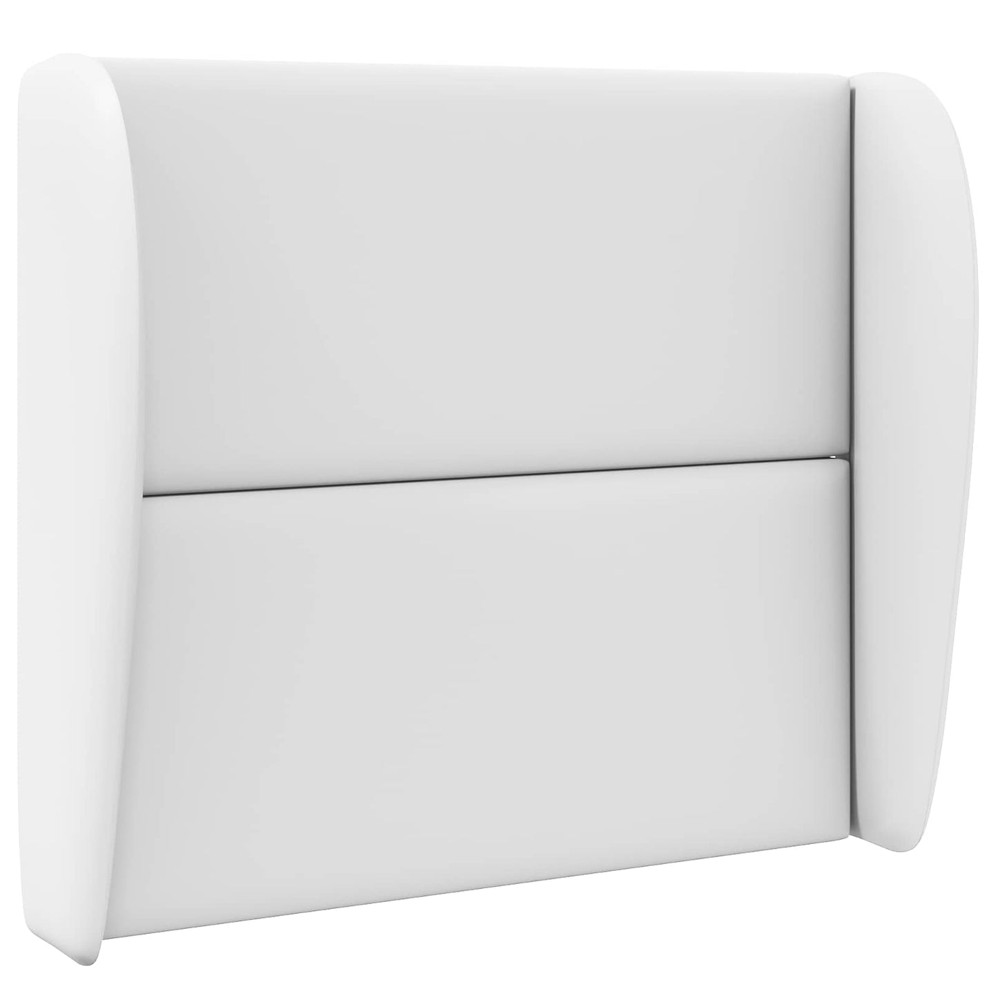 vidaXL Headboard Ear White 80 x 23 x 6 cm PVC