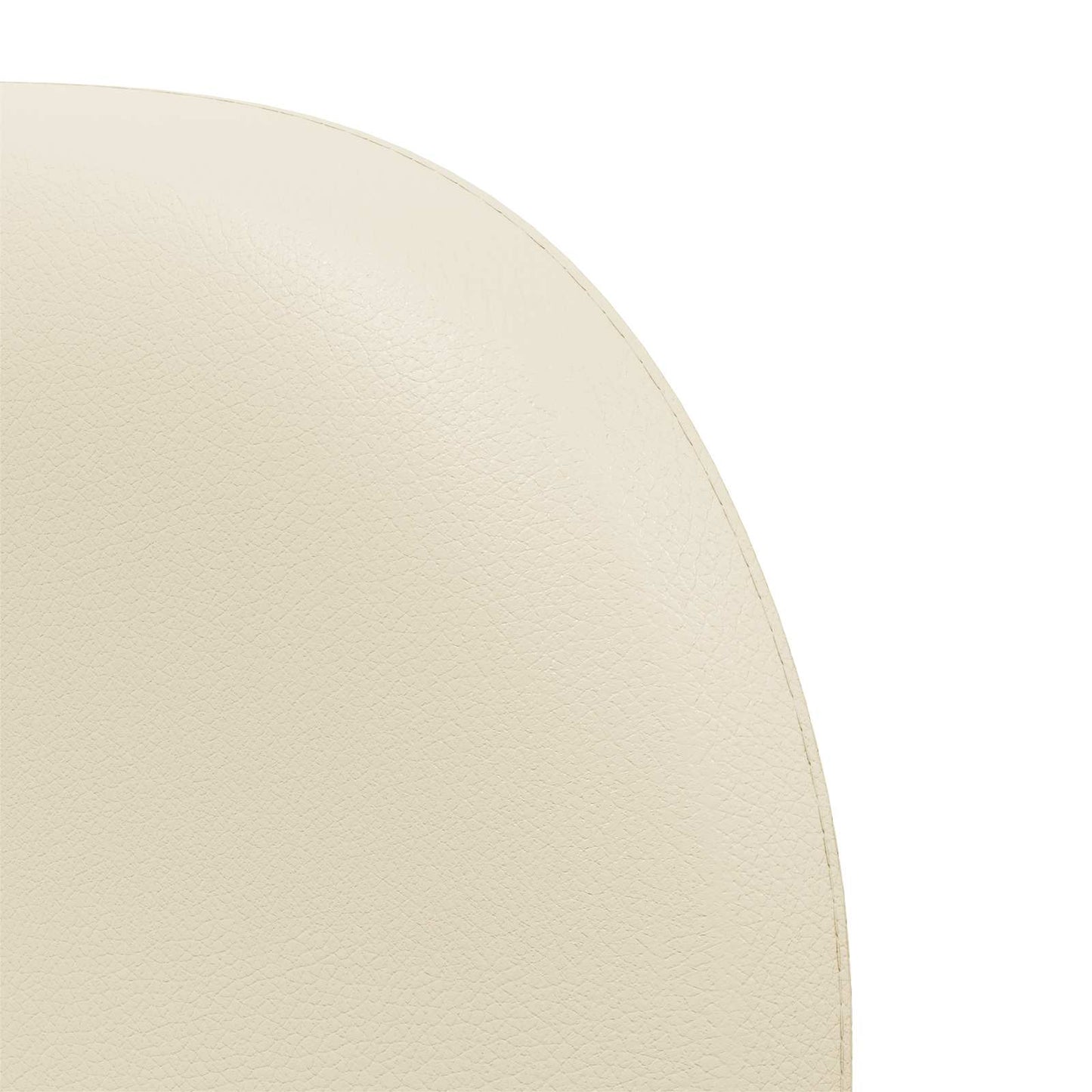 vidaXL Headboard Ear Cream 80 x 23 x 6 cm PVC