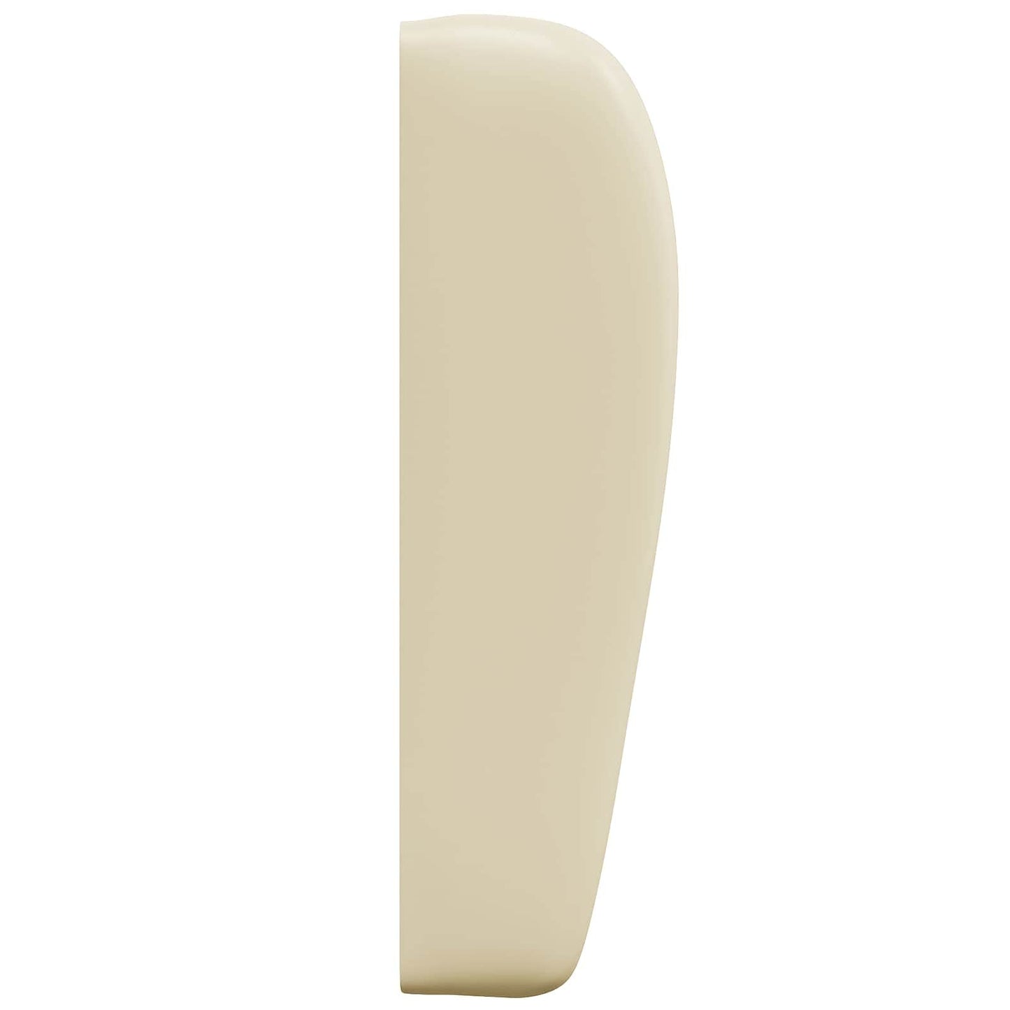 vidaXL Headboard Ear Cream 80 x 23 x 6 cm PVC