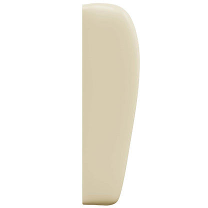 vidaXL Headboard Ear Cream 80 x 23 x 6 cm PVC