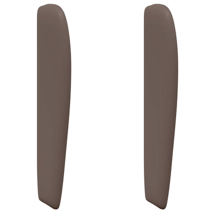 vidaXL Headboard Ear Tan 80 x 23 x 6 cm PVC