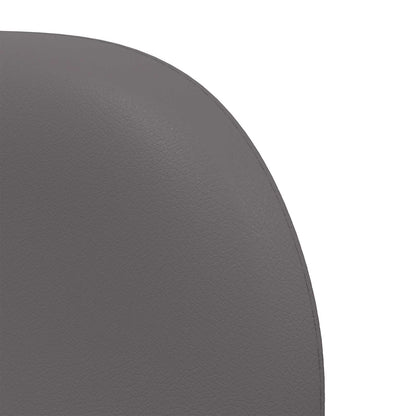 vidaXL Headboard Ear Dim Grey 80 x 23 x 6 cm PVC