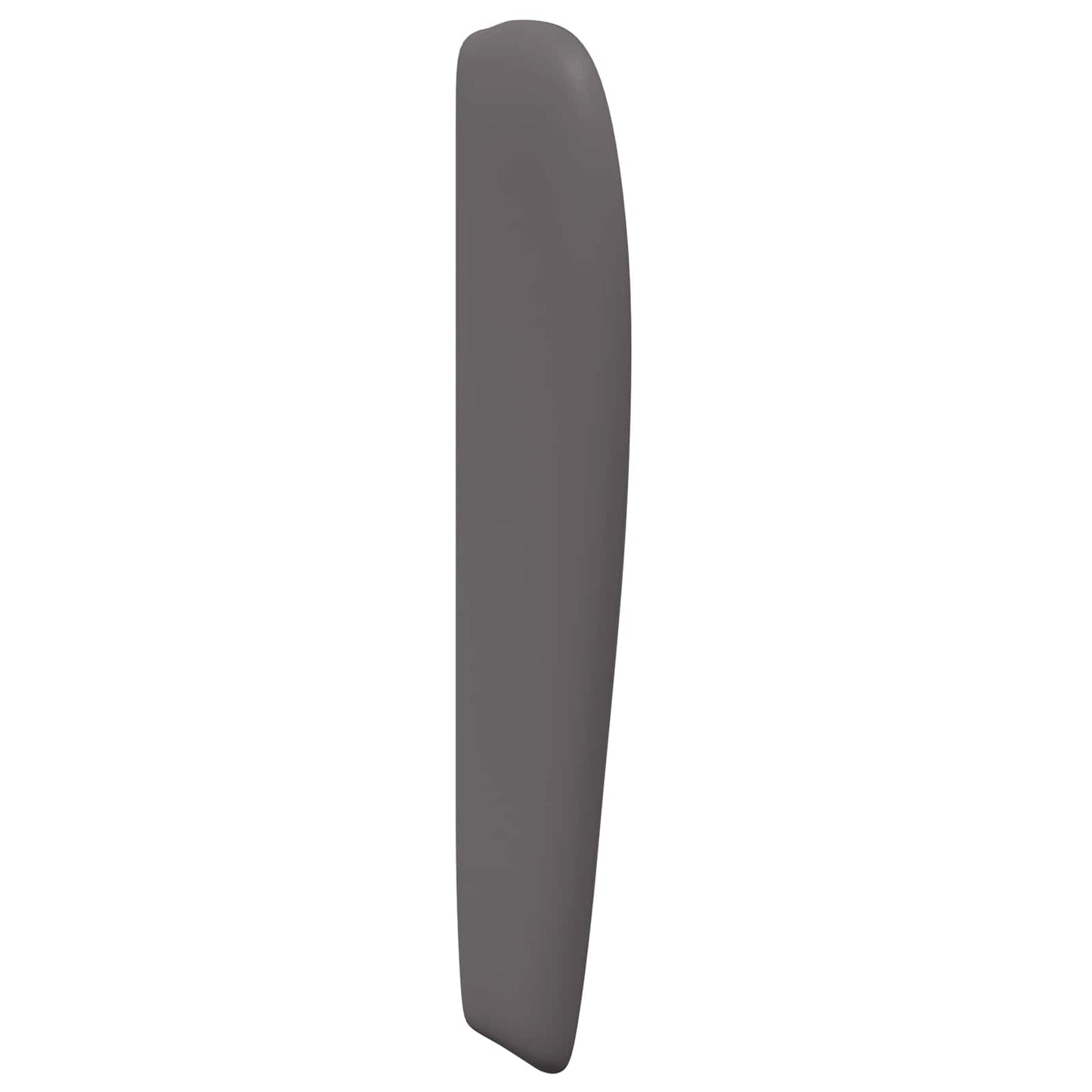 vidaXL Headboard Ear Dim Grey 80 x 23 x 6 cm PVC