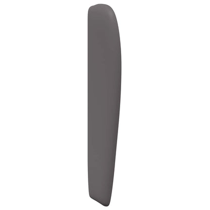 vidaXL Headboard Ear Dim Grey 80 x 23 x 6 cm PVC