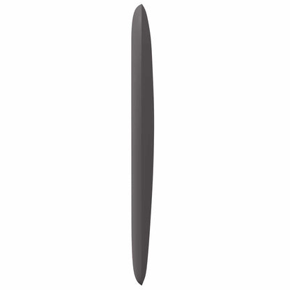 vidaXL Headboard Ear Dim Grey 80 x 23 x 6 cm PVC