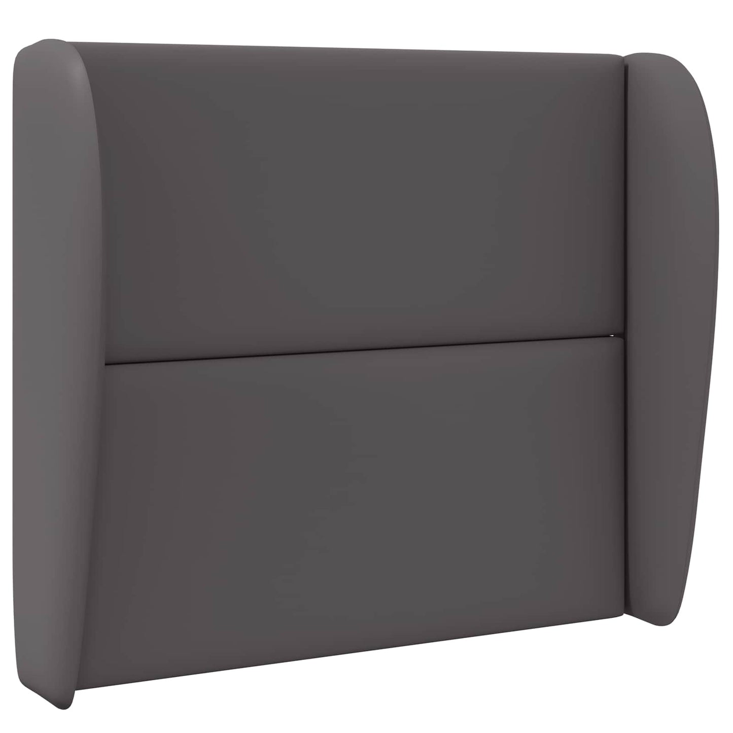 vidaXL Headboard Ear Dim Grey 80 x 23 x 6 cm PVC
