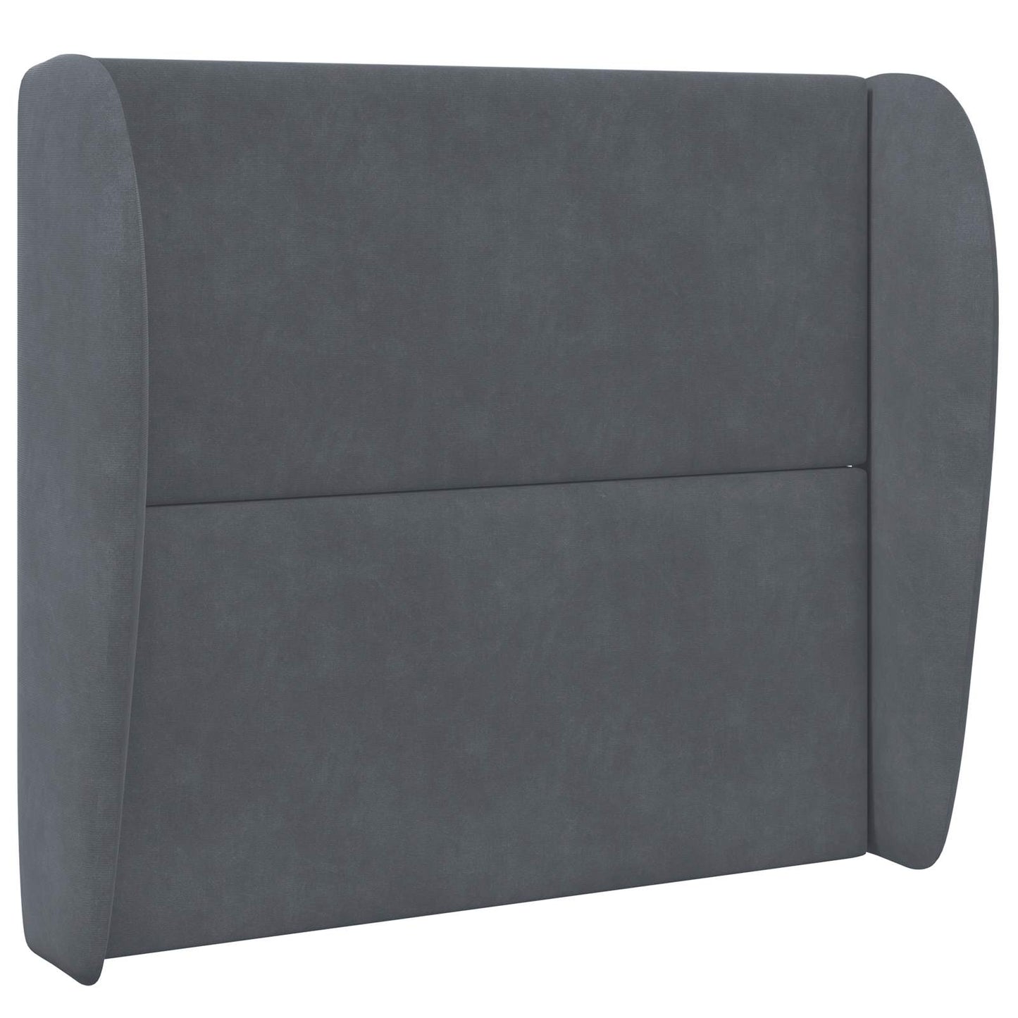 vidaXL Headboard Ear Dim Grey 80 x 23 x 6 cm Velvet