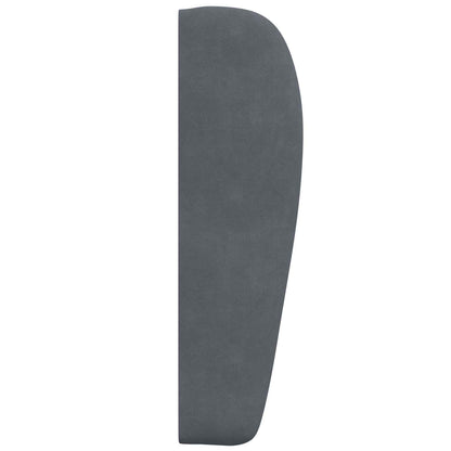 vidaXL Headboard Ear Dim Grey 80 x 23 x 6 cm Velvet