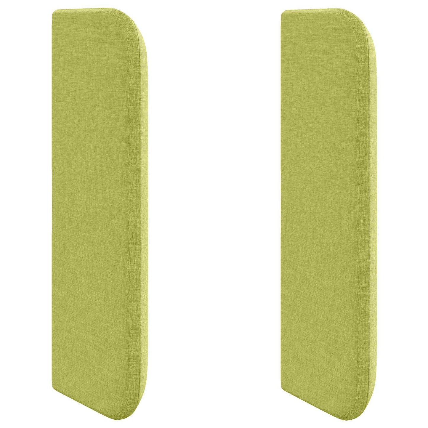 vidaXL Headboard Ear Green 40.5 x 40.5 x 4 cm Fabric