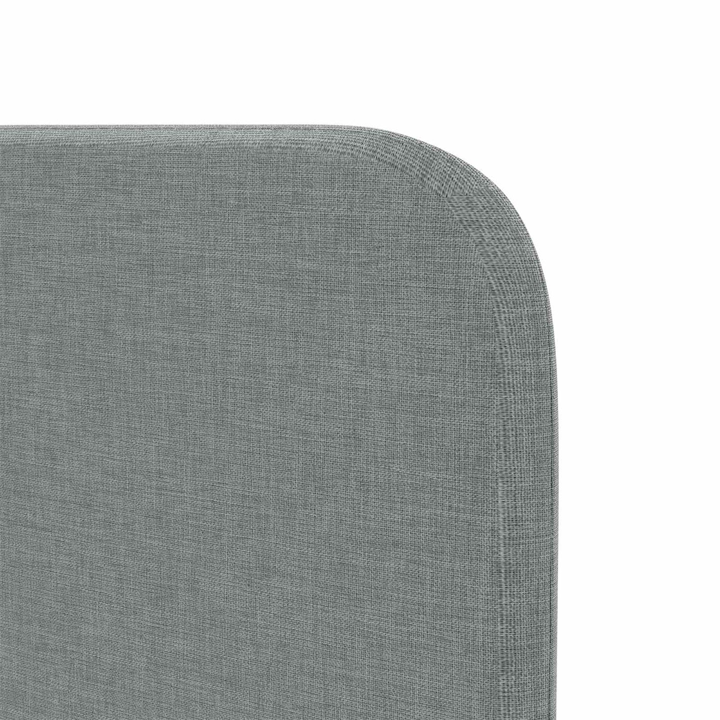 vidaXL Headboard Ear Light grey 80 x 16 x 4 cm Fabric