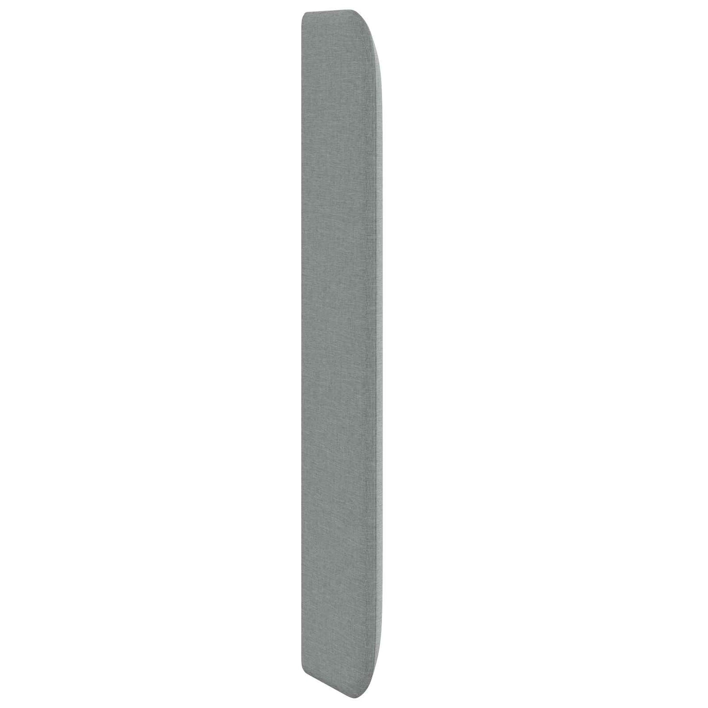 vidaXL Headboard Ear Light grey 80 x 16 x 4 cm Fabric