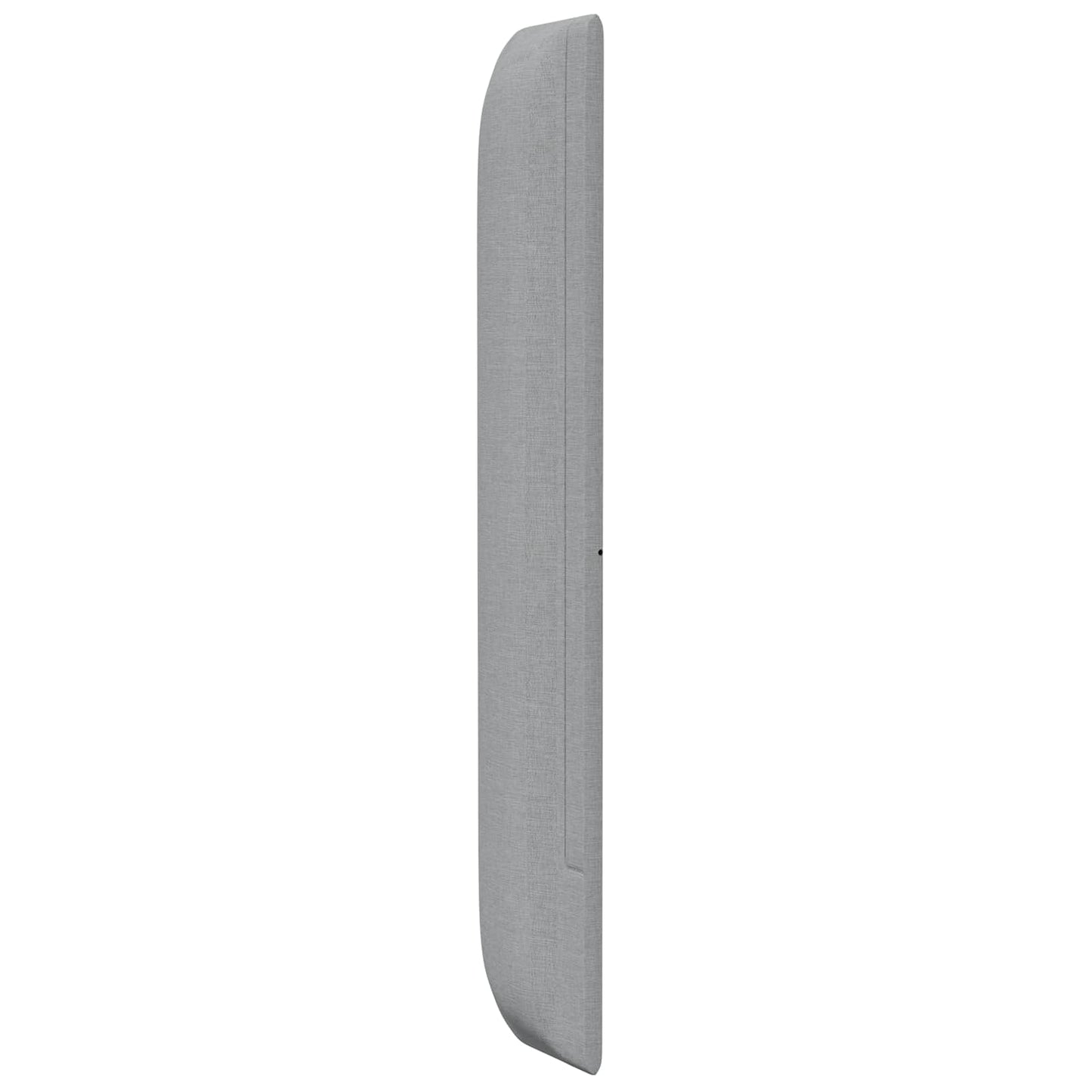 vidaXL Headboard Ear Light grey 80 x 16 x 4 cm Fabric