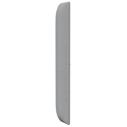 vidaXL Headboard Ear Light grey 80 x 16 x 4 cm Fabric