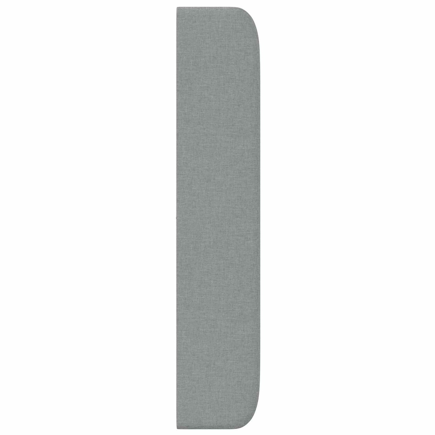 vidaXL Headboard Ear Light grey 80 x 16 x 4 cm Fabric
