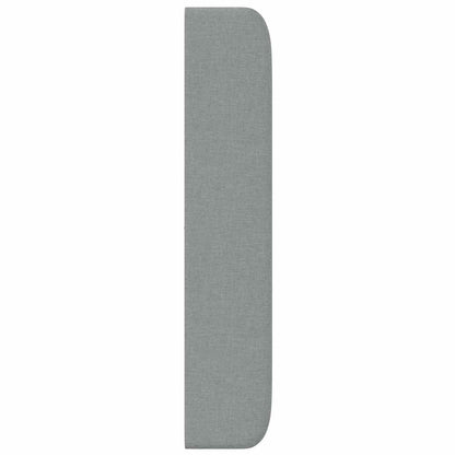 vidaXL Headboard Ear Light grey 80 x 16 x 4 cm Fabric