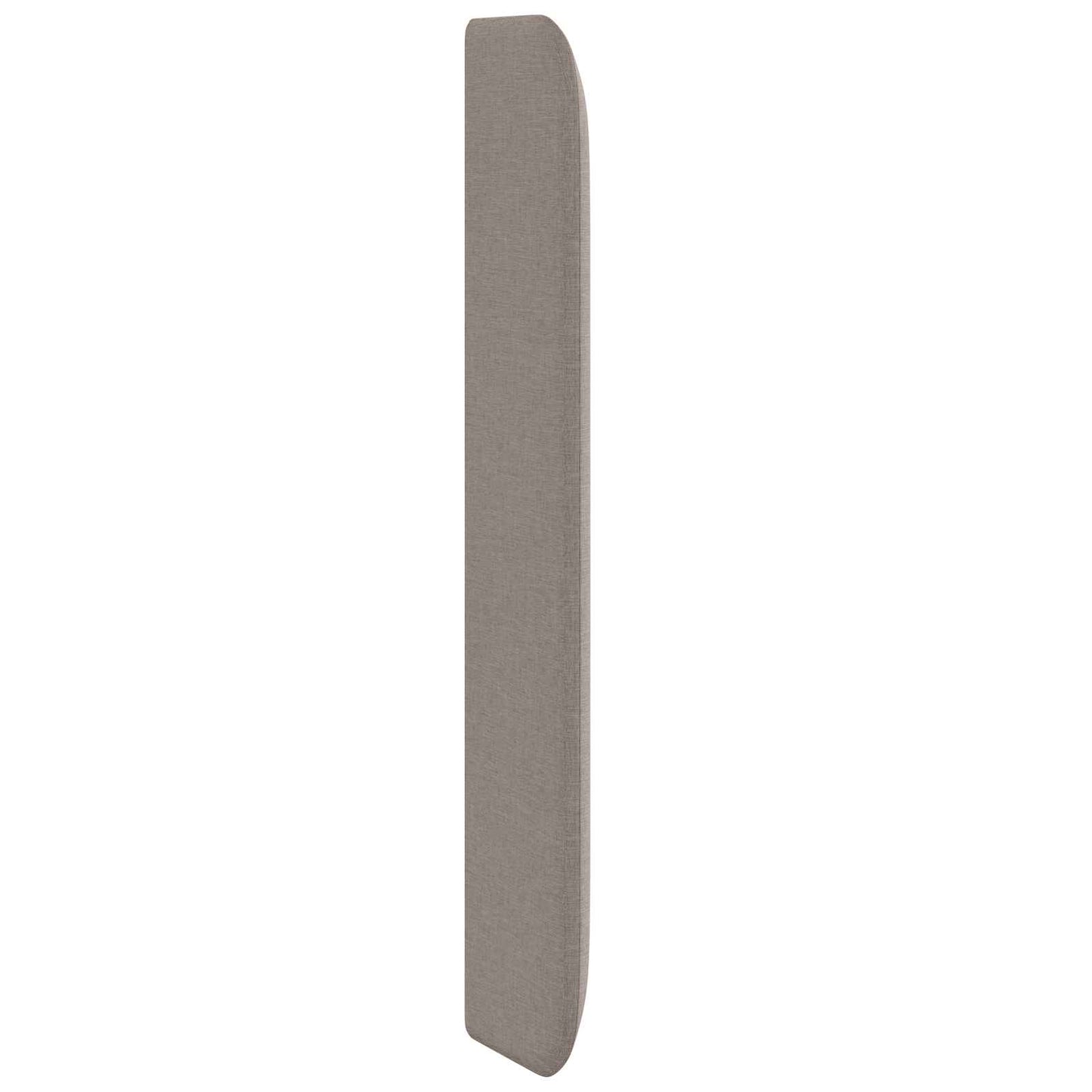 vidaXL Headboard Ear Taupe 80 x 16 x 4 cm Fabric