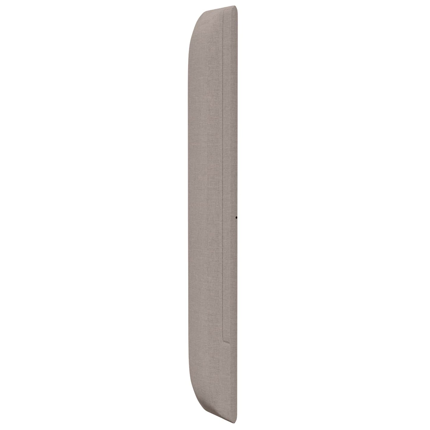vidaXL Headboard Ear Taupe 80 x 16 x 4 cm Fabric