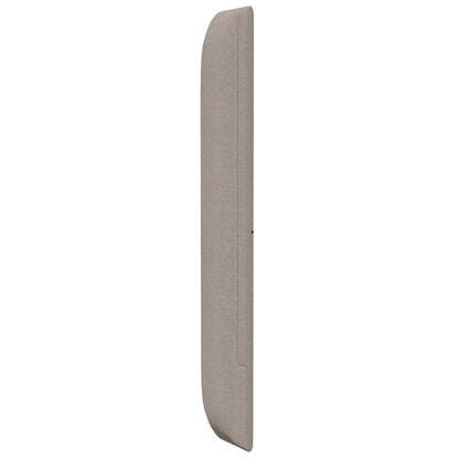 vidaXL Headboard Ear Taupe 80 x 16 x 4 cm Fabric