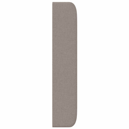 vidaXL Headboard Ear Taupe 80 x 16 x 4 cm Fabric