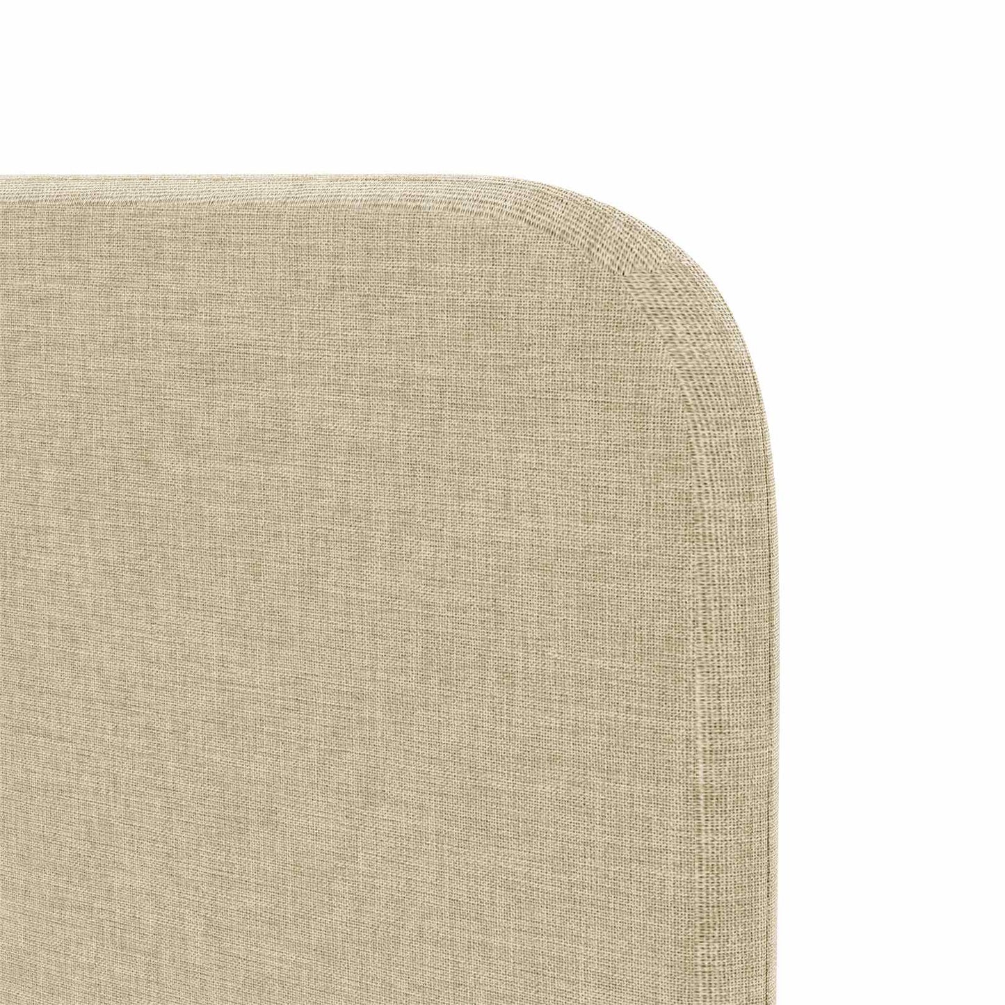 vidaXL Headboard Ear Cream 80 x 16 x 4 cm Fabric