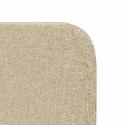 vidaXL Headboard Ear Cream 80 x 16 x 4 cm Fabric