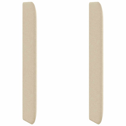 vidaXL Headboard Ear Cream 80 x 16 x 4 cm Fabric