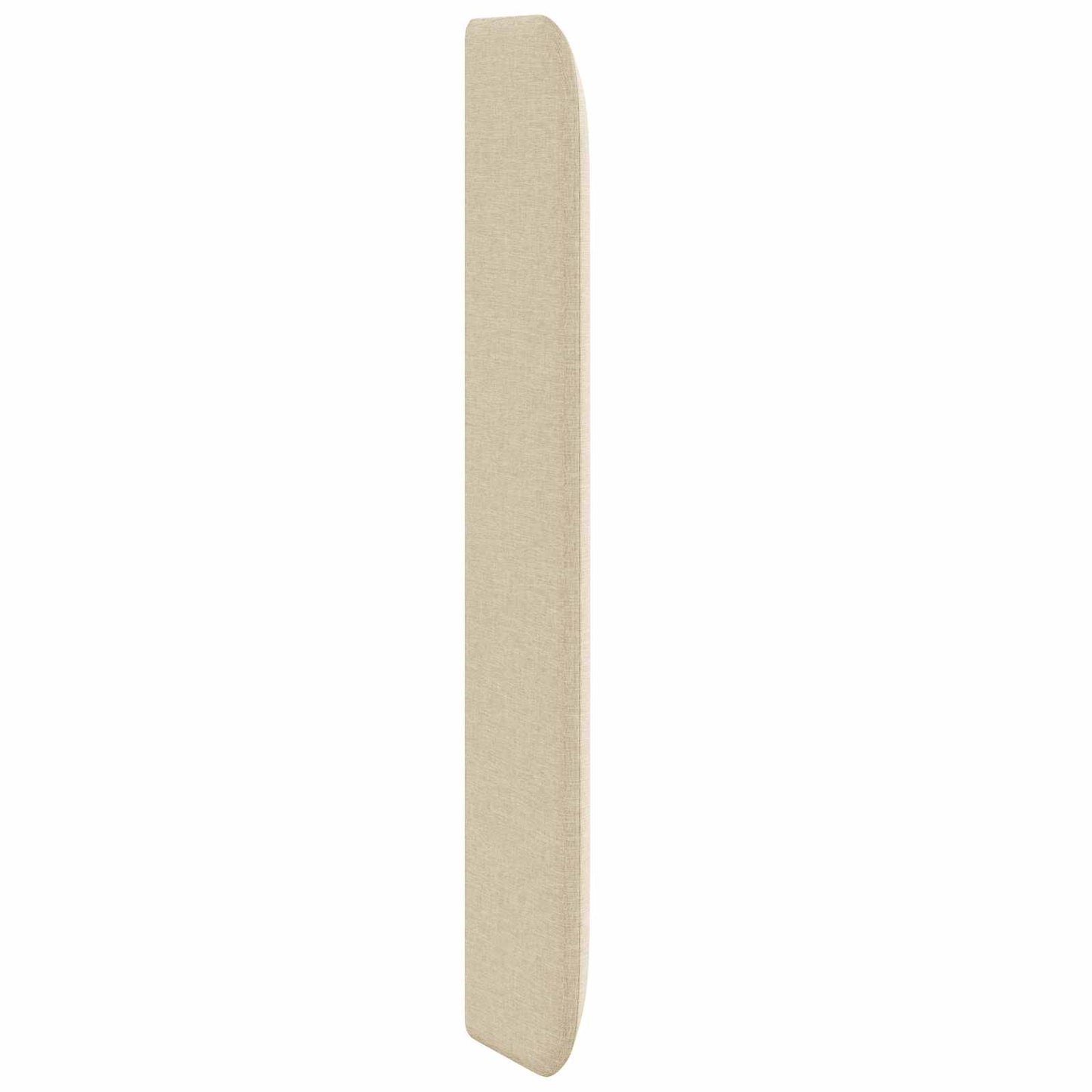 vidaXL Headboard Ear Cream 80 x 16 x 4 cm Fabric