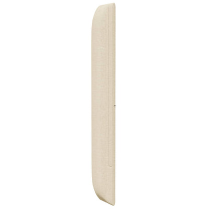 vidaXL Headboard Ear Cream 80 x 16 x 4 cm Fabric