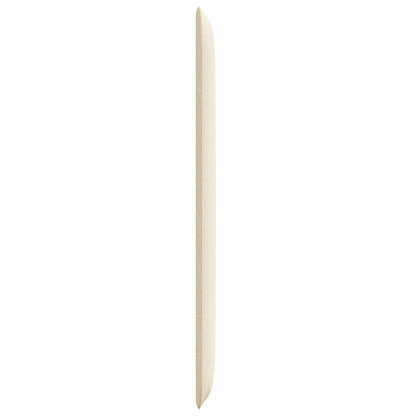 vidaXL Headboard Ear Cream 80 x 16 x 4 cm Fabric