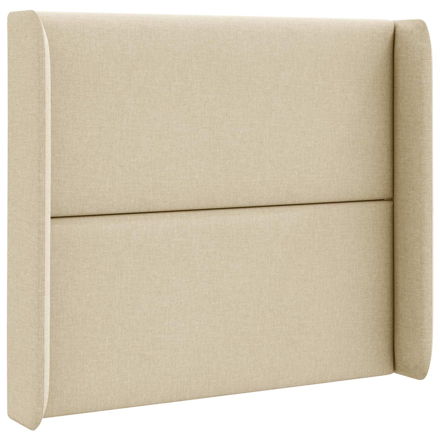 vidaXL Headboard Ear Cream 80 x 16 x 4 cm Fabric