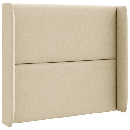 vidaXL Headboard Ear Cream 80 x 16 x 4 cm Fabric