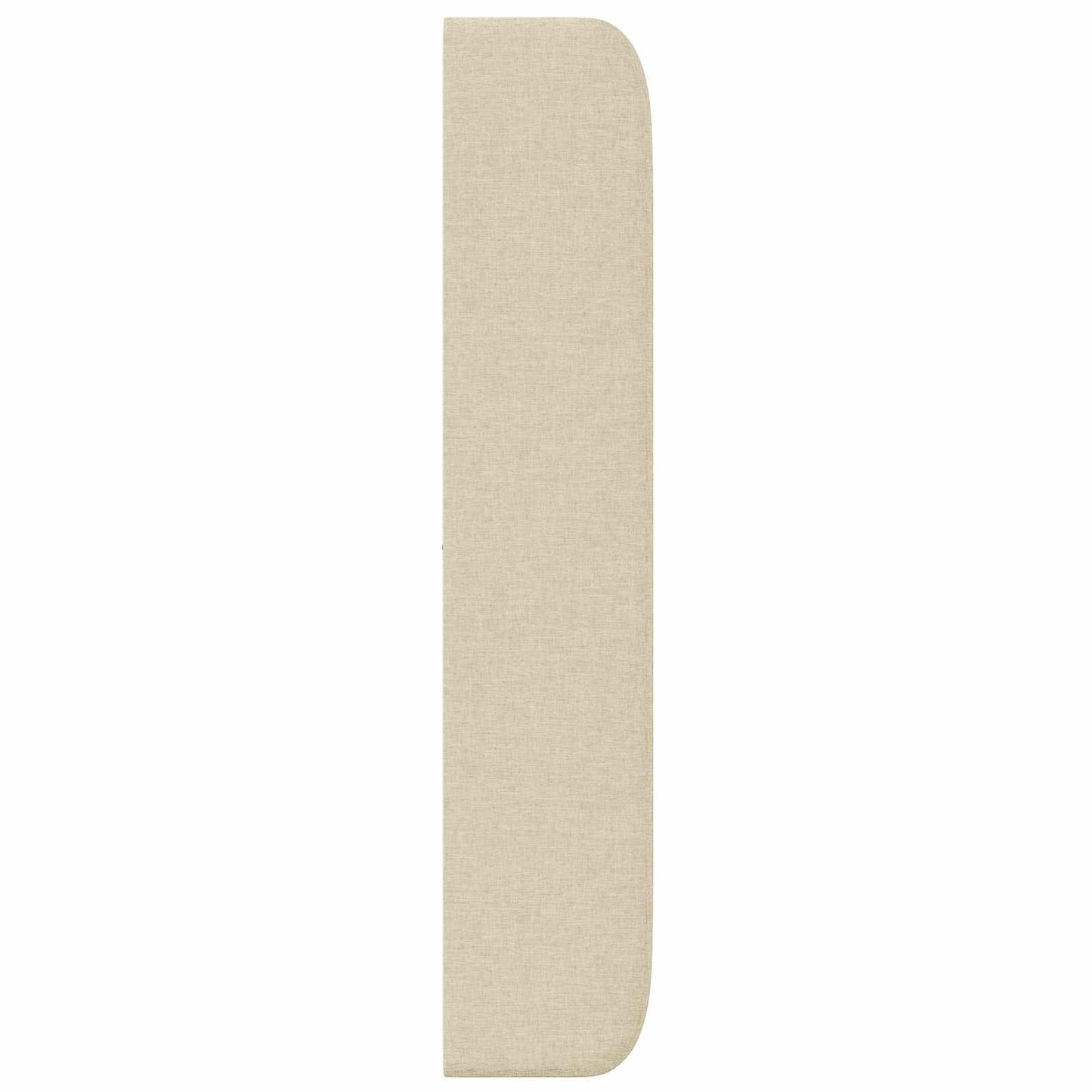 vidaXL Headboard Ear Cream 80 x 16 x 4 cm Fabric