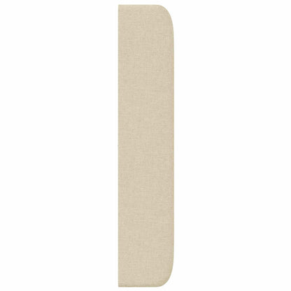 vidaXL Headboard Ear Cream 80 x 16 x 4 cm Fabric
