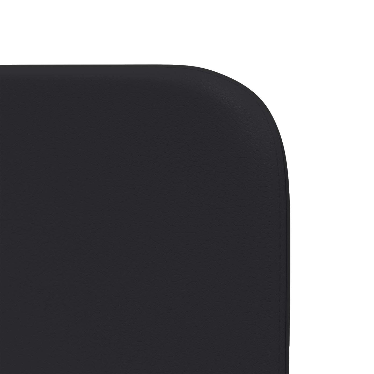vidaXL Headboard Ear Black 80 x 16 x 4 cm PVC