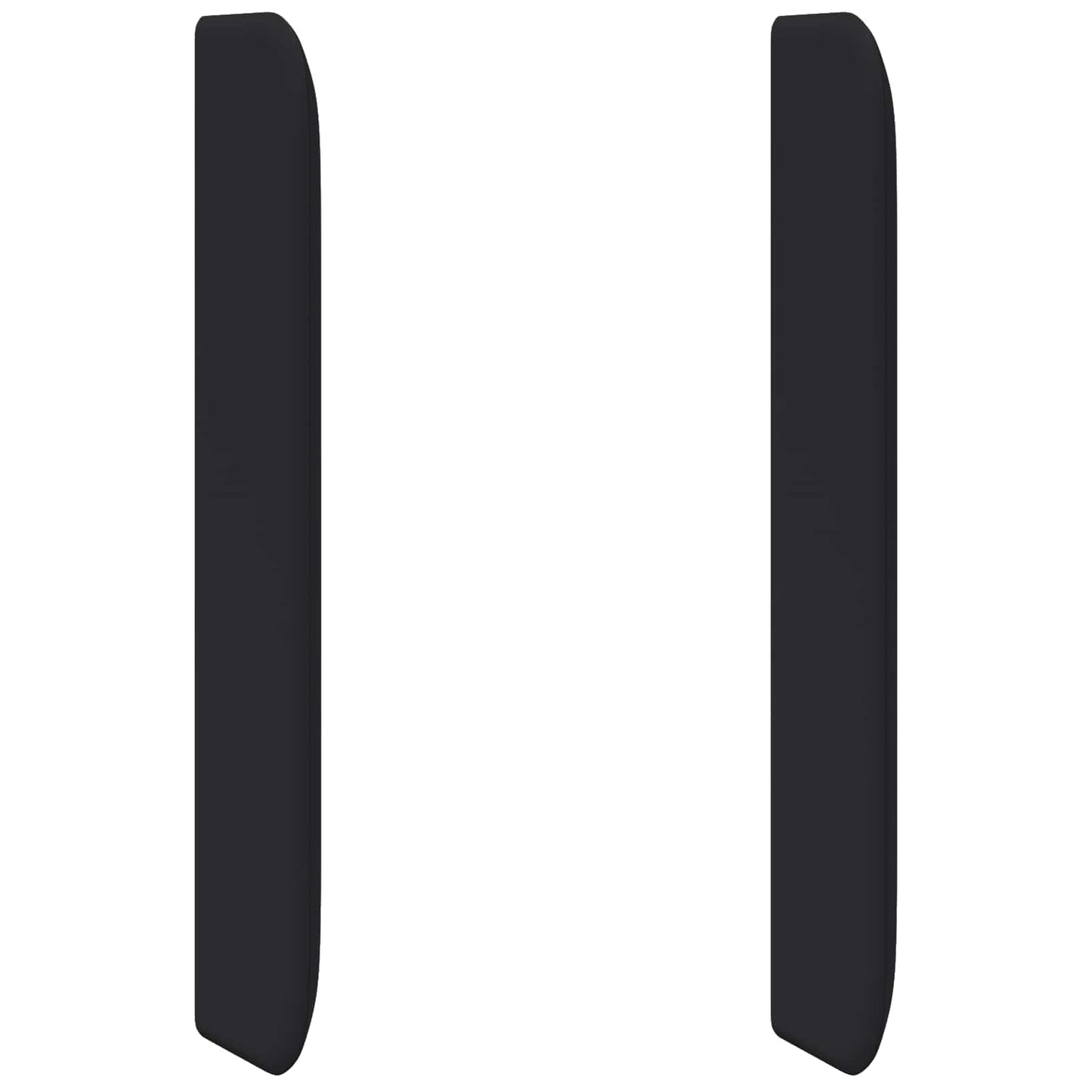 vidaXL Headboard Ear Black 80 x 16 x 4 cm PVC