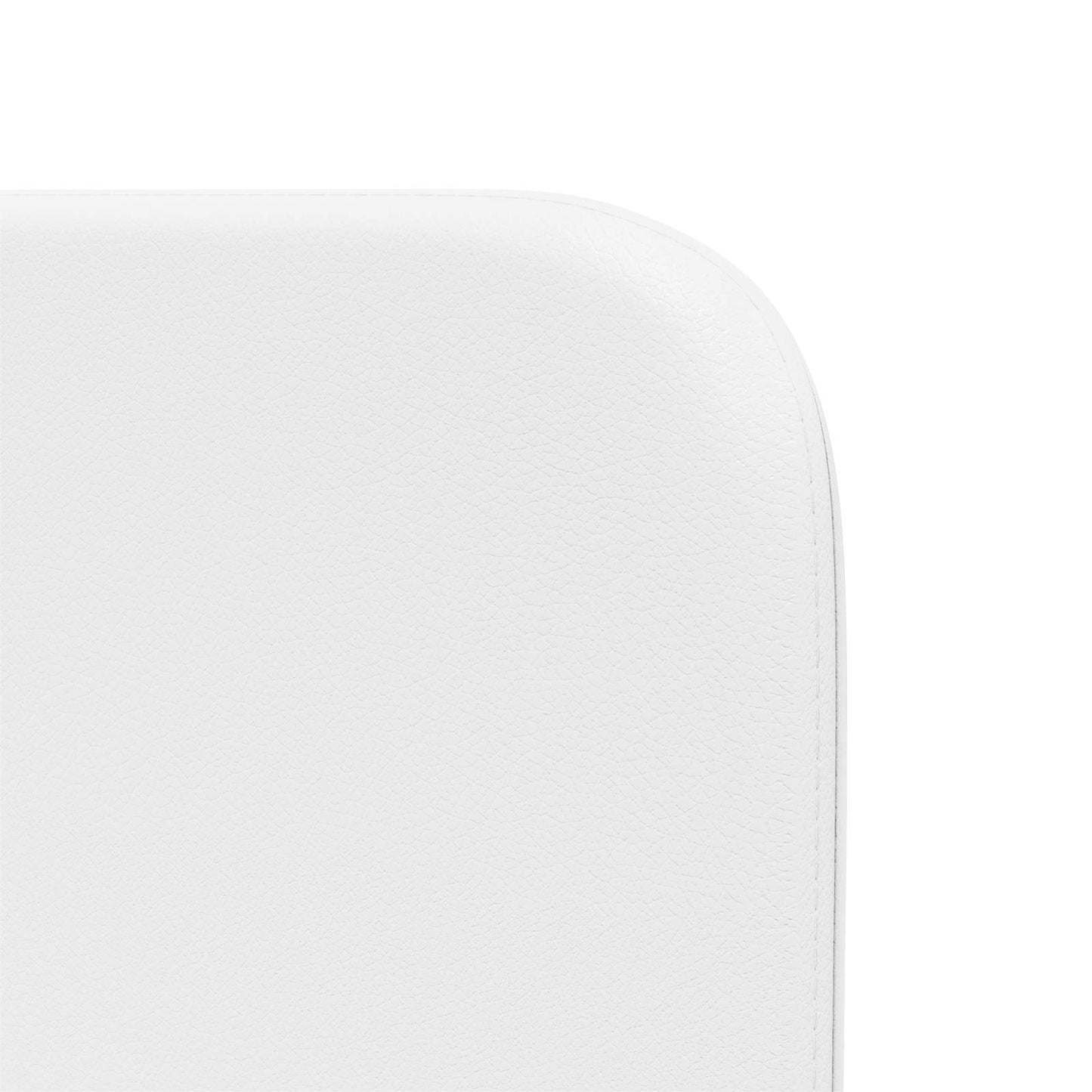 vidaXL Headboard Ear White 80 x 16 x 4 cm PVC