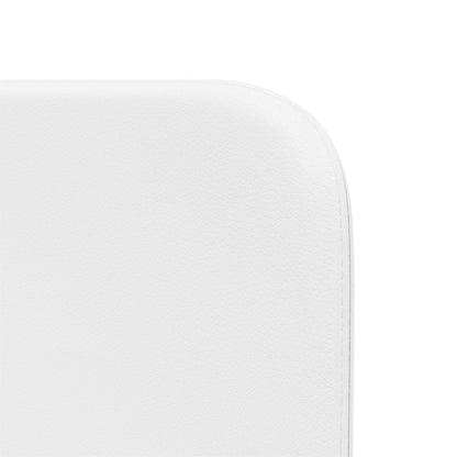 vidaXL Headboard Ear White 80 x 16 x 4 cm PVC