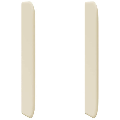 vidaXL Headboard Ear Cream 80 x 16 x 4 cm PVC